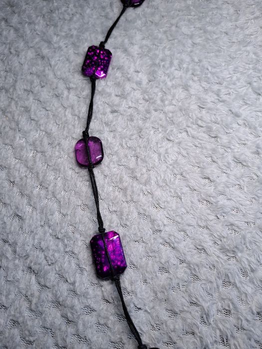Fioletowy naszyjnik 40