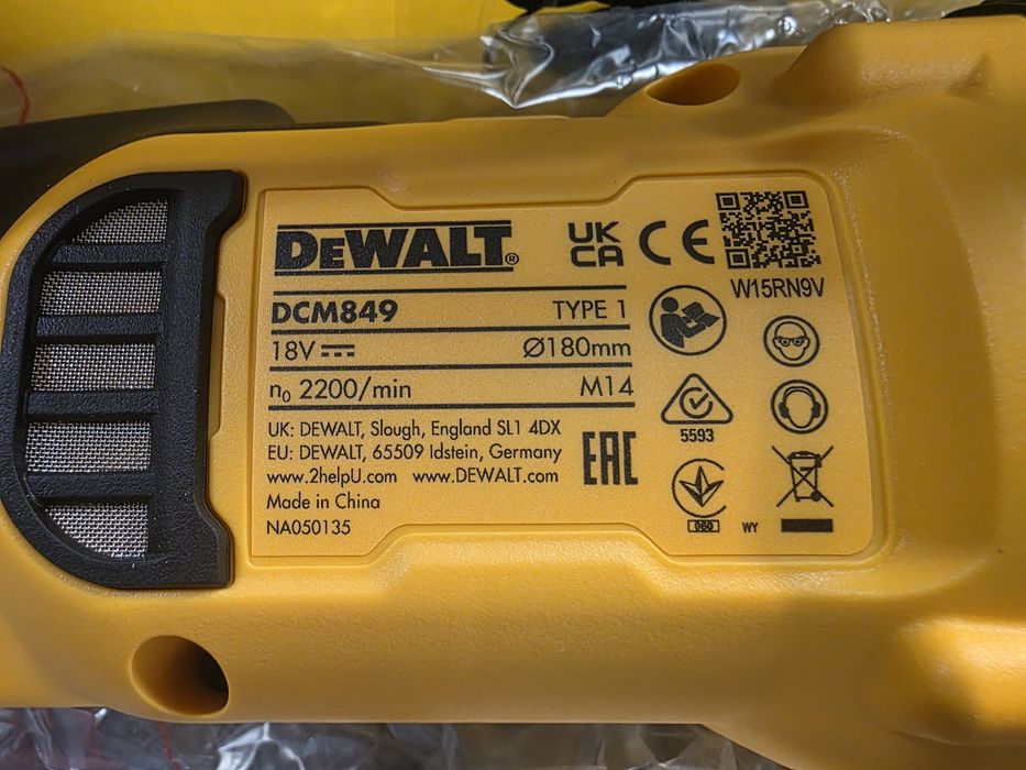 Polerka DeWALT DCM849 18V XR Bezszczotkowa | NOWA | Body