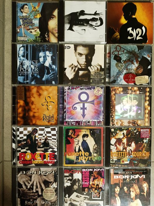 Sting Phil Collins George Michael Prince Elton John Jimmy Somerville płyty CD