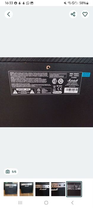 Wzmacniacz Marshall MG30CFX