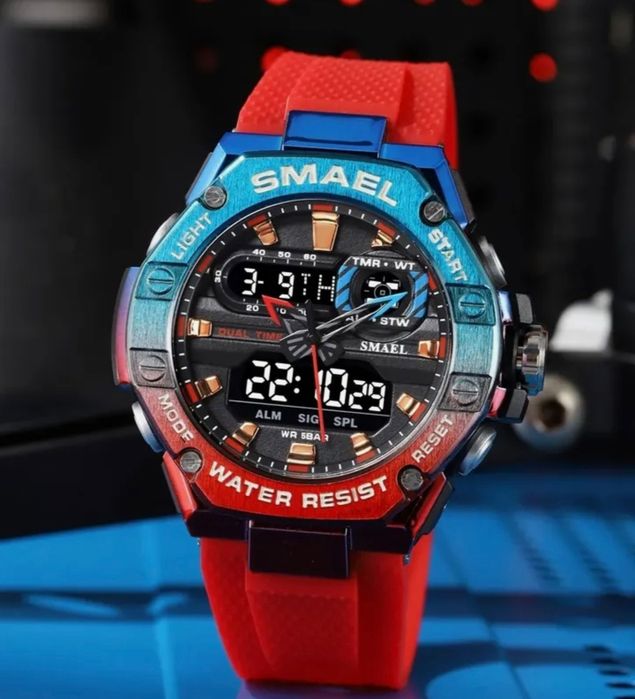 Relógio led militar SMAEL