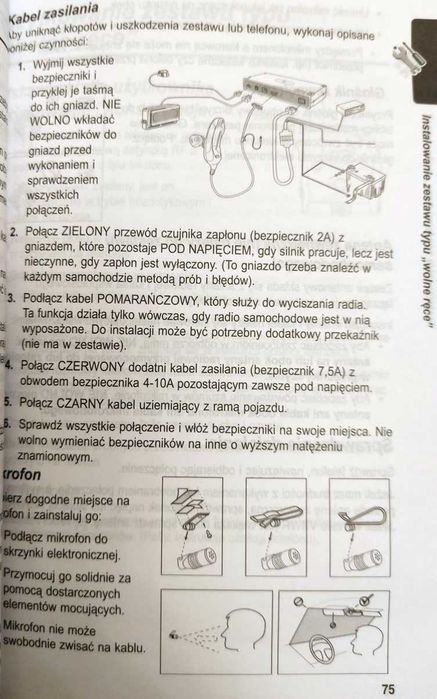 Zestaw głośnomówiący HFK8500 Motorola T720/i