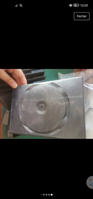 20 capas para DVD pretas