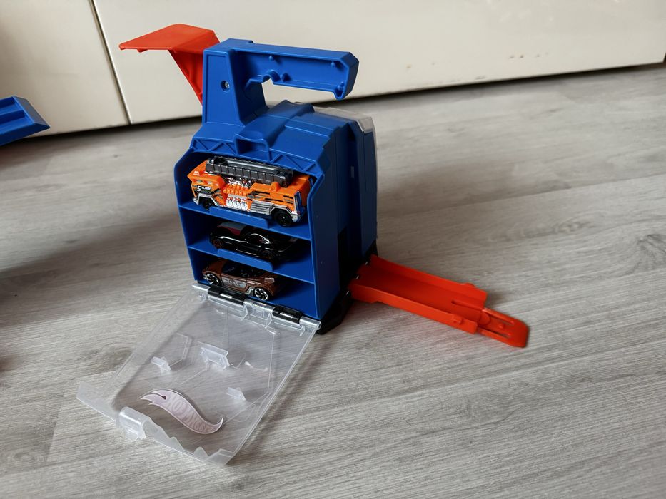 Трек гараж бокс переноска hot wheels машинки