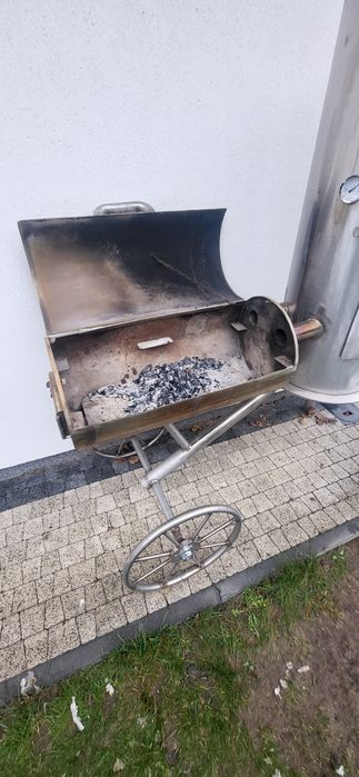 Grill ogrodowy wędzarnia stal nierdzewna