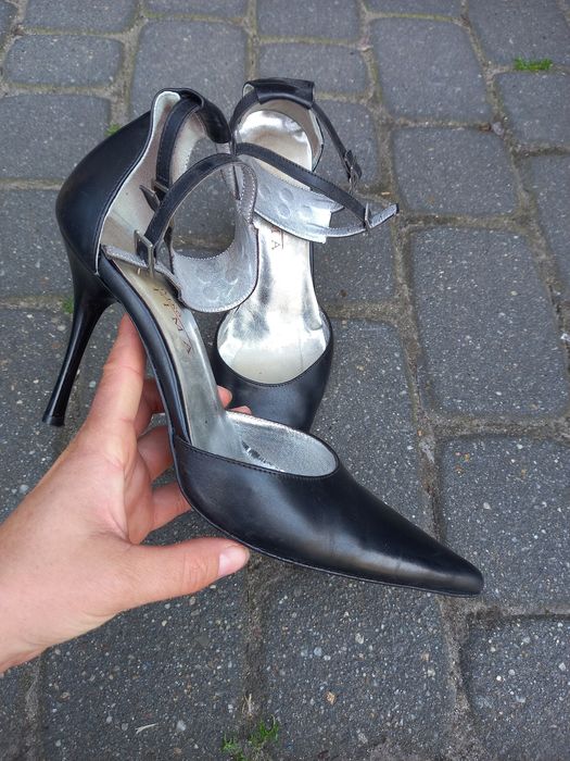 Rylko skórzane szpilki 36.5