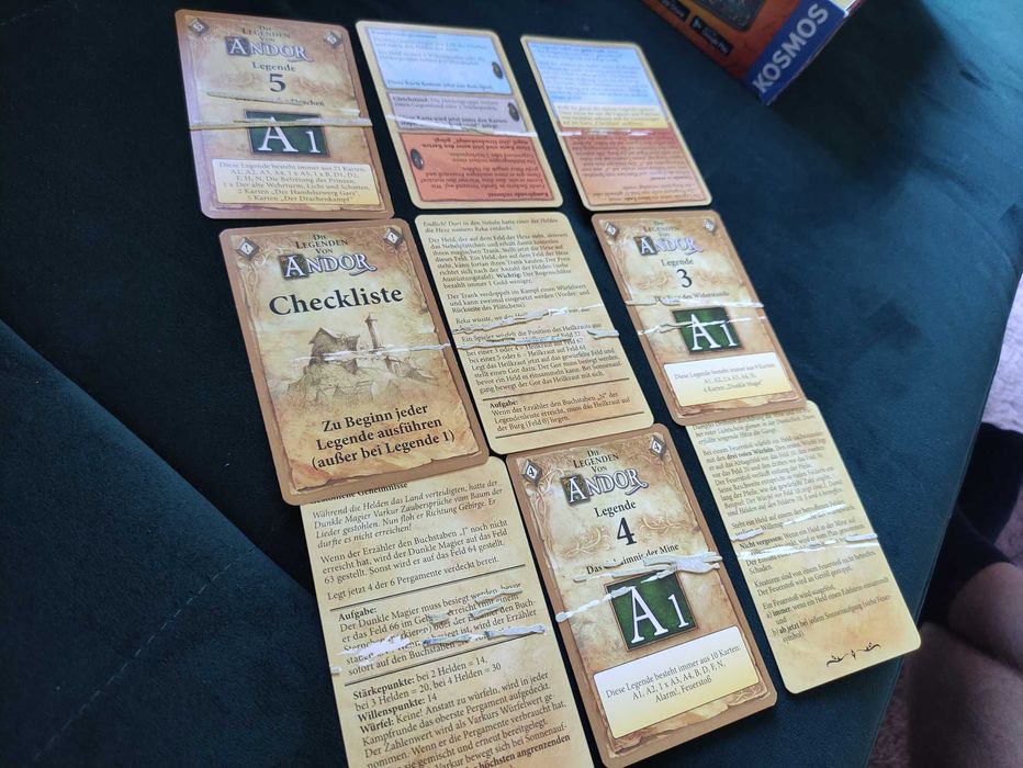 Gra Planszowa Kosmos Die Legenden von Legendy Krainy Andor DE