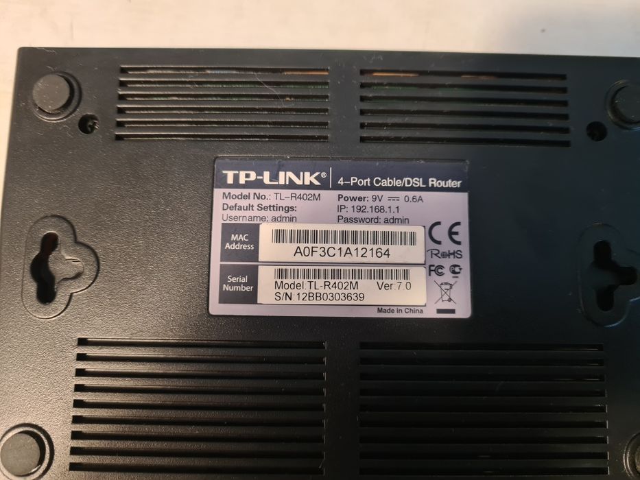 Маршрутизатор Switch  TP- Link TL-R402M 4 - порт