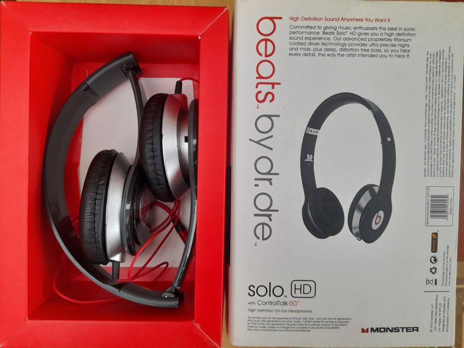 Наушники проводные Solo HD новые