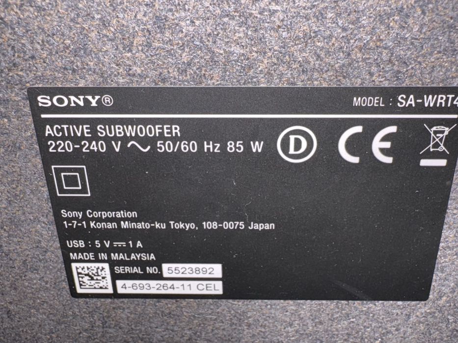 Sony ht-rt4 soundbar
