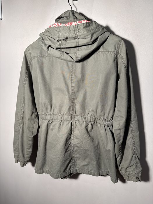 TCHIBO kurtka kolor khaki roz S 158-164 bawełna