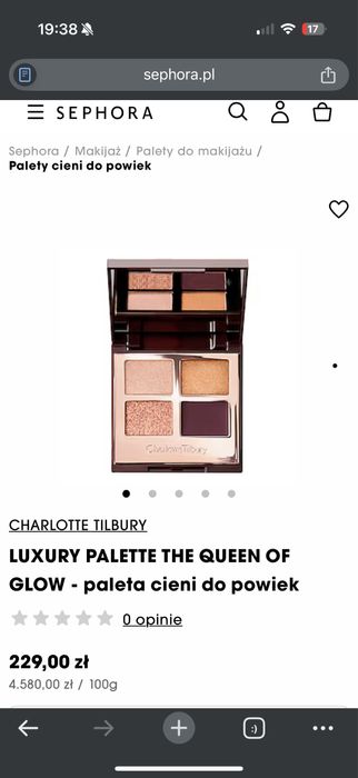 Cienie do powiek, charlotte tilbury, the queen of glow