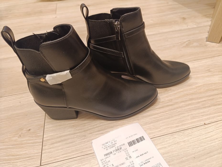 Sprzedam nowe kozaki botki 37