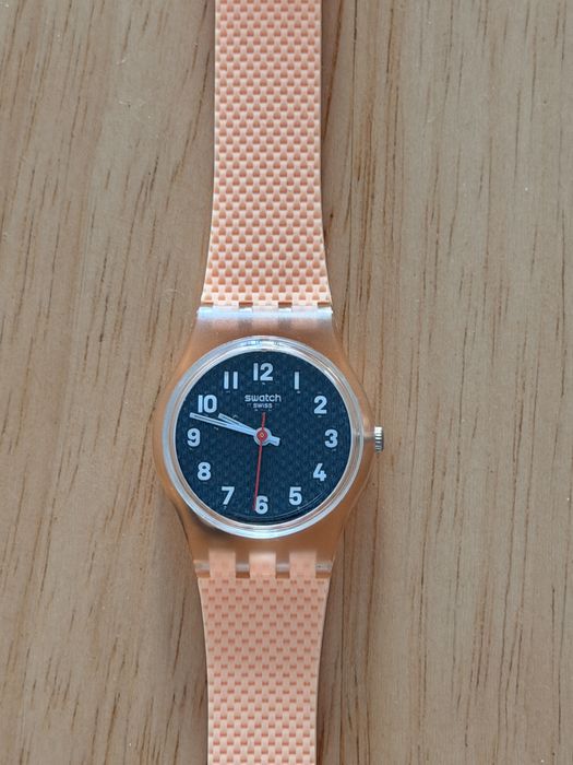 Relogio swatch peach weave