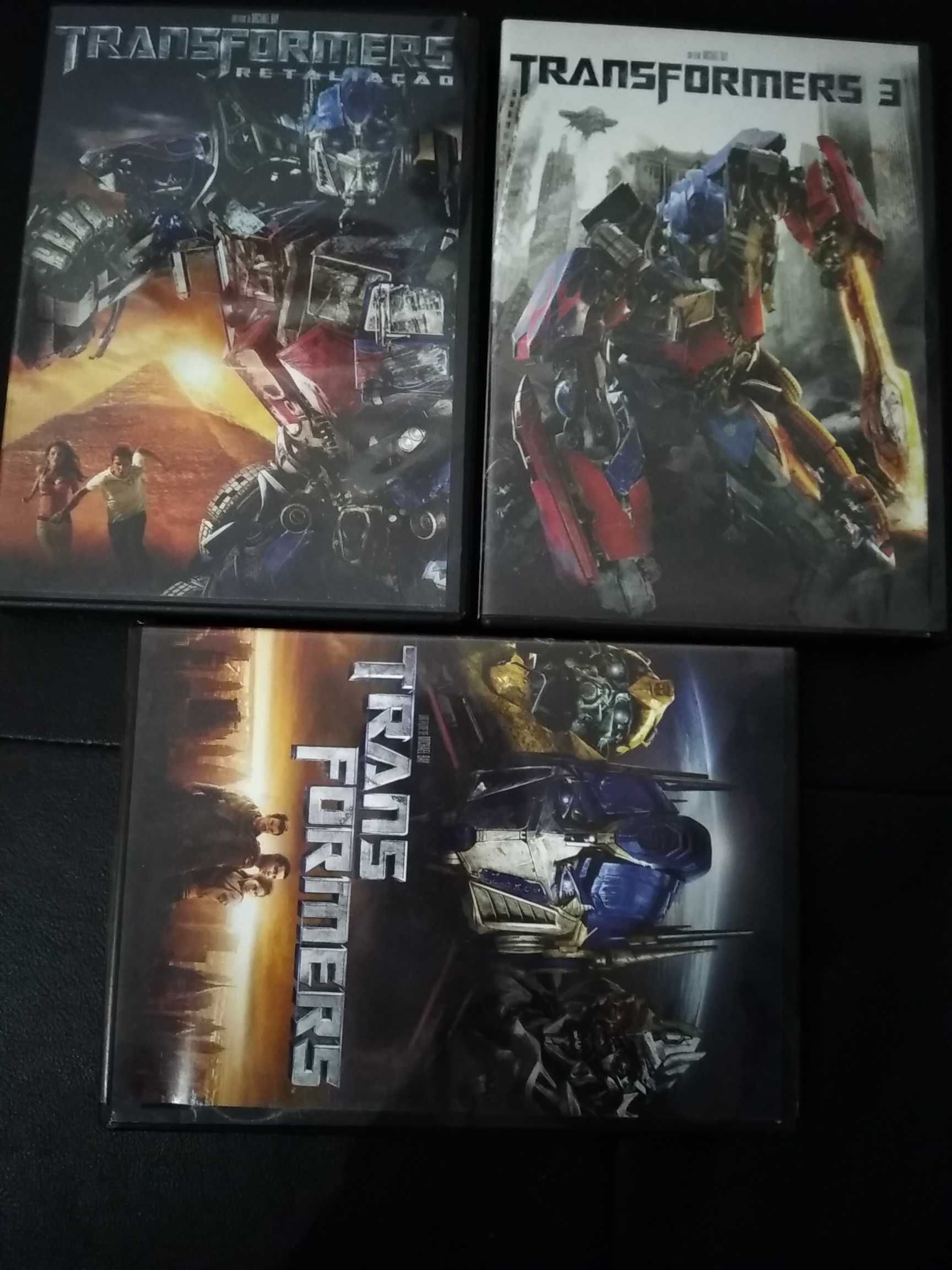 Coleção Dvds Transformers - Filmes Original - Novo