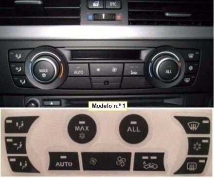 Kit Vinil Reparação dos Botões BMW Série 1 / 3 / X 1 / F10