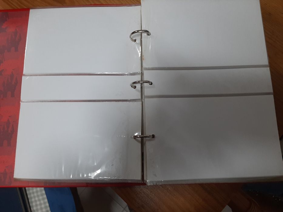 Álbuns de fotos com saco