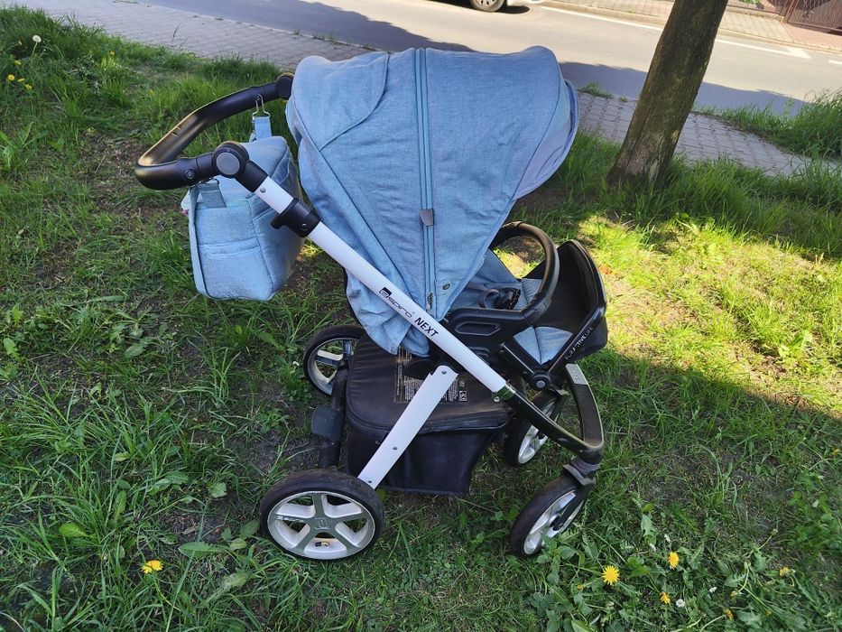 Wózek espiro next turkusowy 3w1