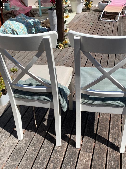 4 Cadeiras Ikea com forro
