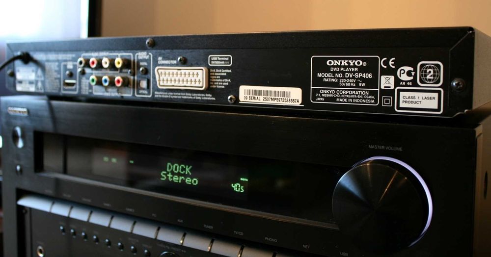 Odtwarzacz CD DVD Onkyo Dv SP 406 USB compact disk mp3
