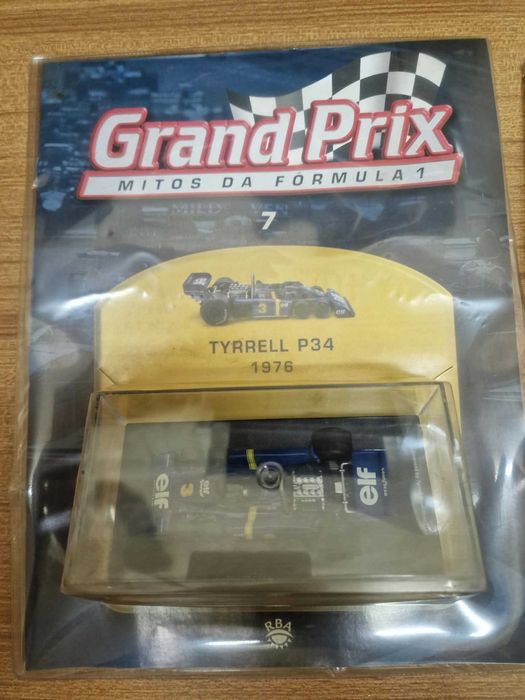 Lote 35 miniaturas F1 "Grand Prix – Mitos da Fórmula 1" – RBA – 1:43 – seladas