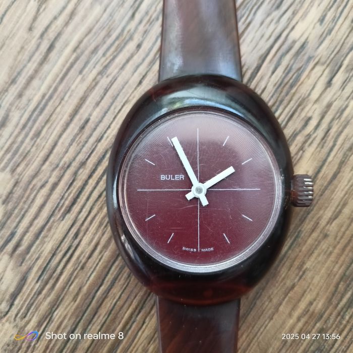 Zegarek Vintage Buler Swiss Made | Space Age Design | Przezroczysta Ko