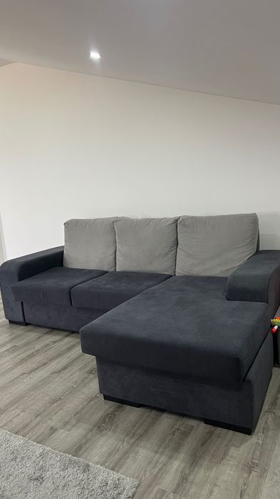 Sofá chaise longue 3 lugares