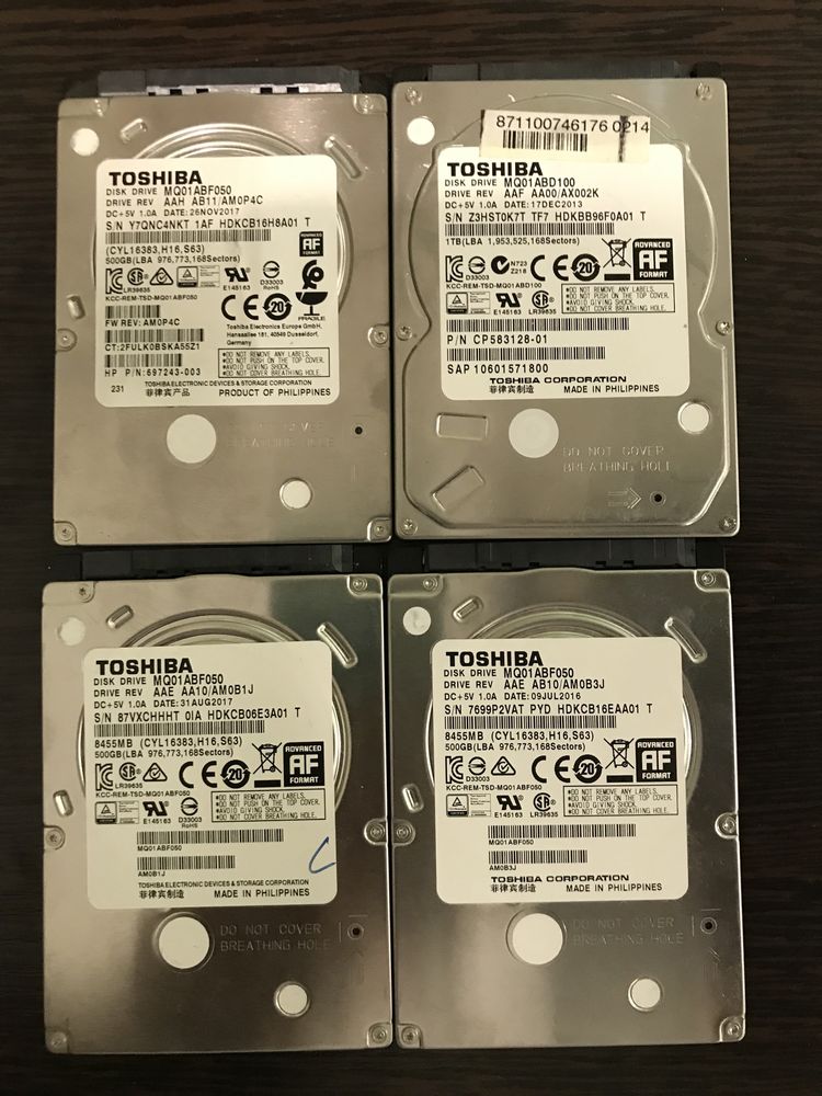 Жорсткий диск 2,5" 500Gb HDD 2.5" 500GB до ноутбука: 250 грн ...