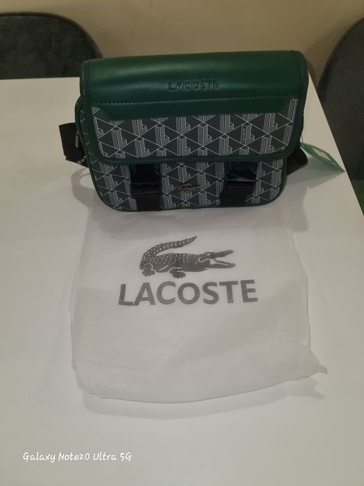 Bolsa Lacoste Tiracolo Nova verde para liquidação do stock