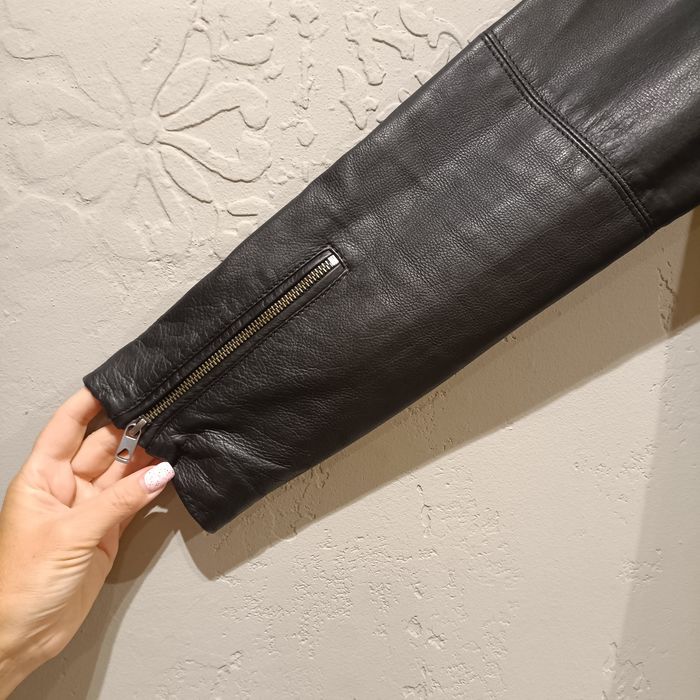 Чоловіча шкіряна куртка Diesel Black Gold