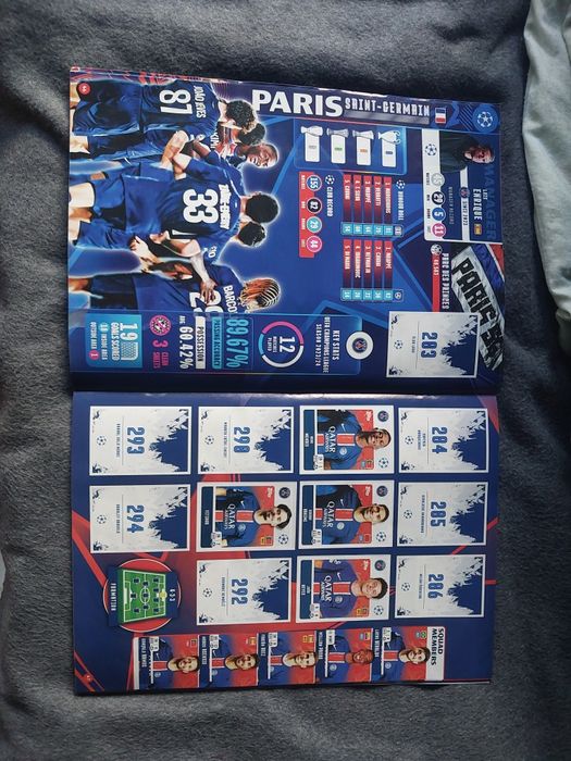 Karty i naklejki topps champions league Match attax