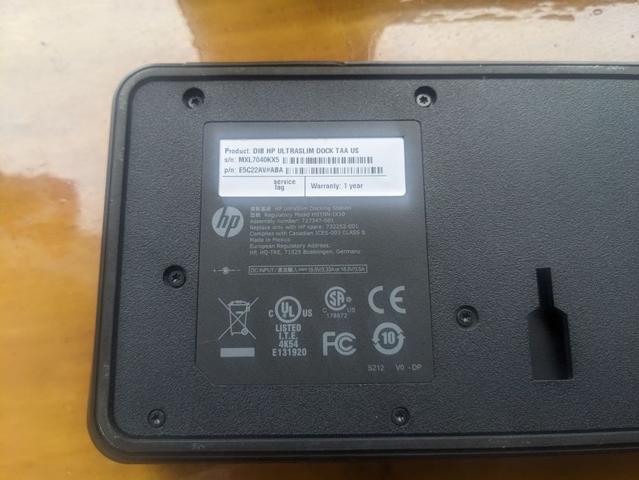 Док-станція HP UltraSlim 2013 (HSTNN-IX10)
В наявності