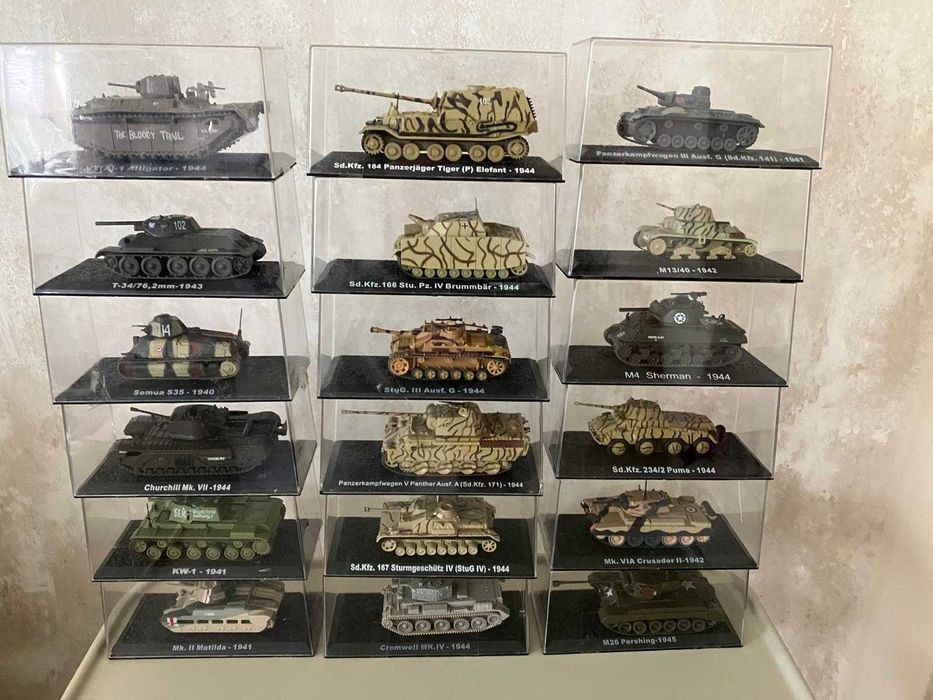 Czołgi kolekcjonerskie - skala 1:72 - Tiger Elefant i Tiger Ausf. E