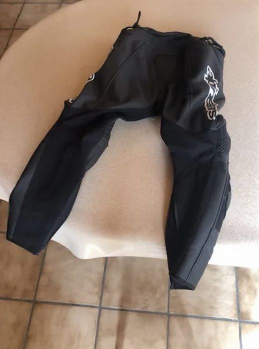 Alpinestars track V2 calcas couro 50