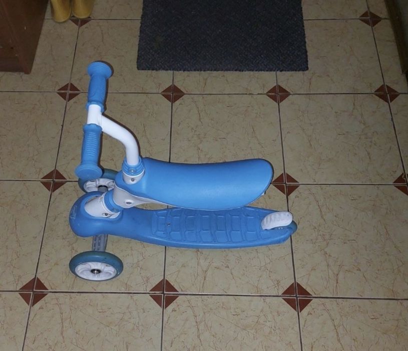 Самокат дитячий Humbaka Fun триколісний Синій