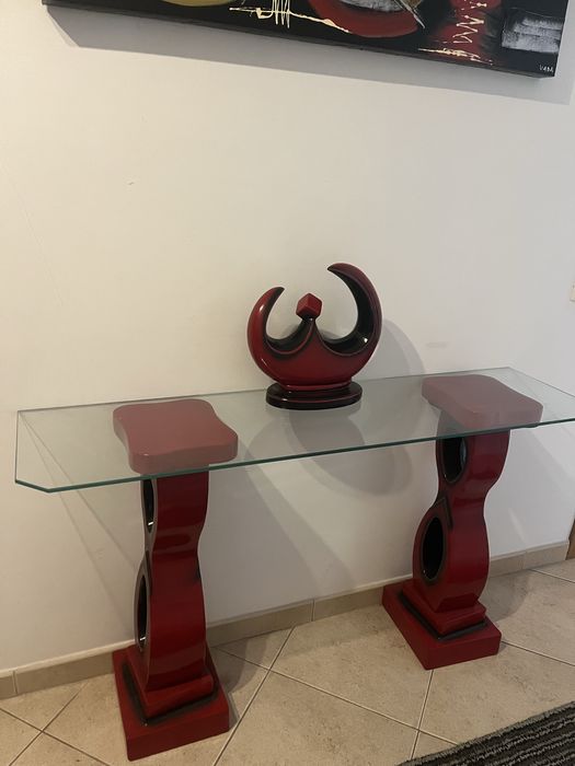 Movel de entrada de vidro