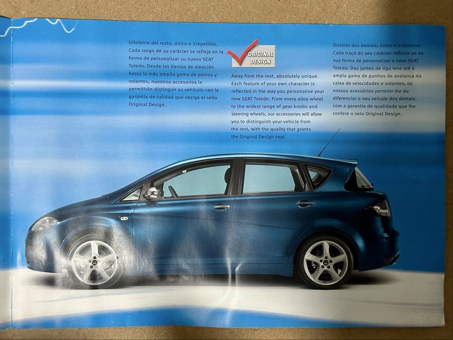 Catálogo Seat Toledo Acessórios ano 2004