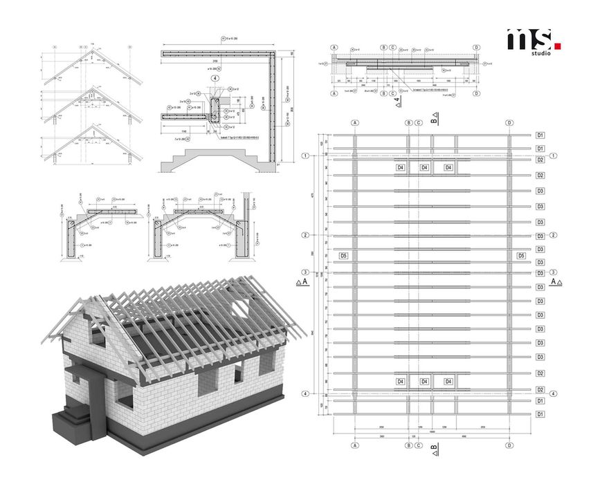 Usługi projektowe, architekt, kierownik budowy
