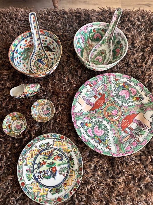 Lote de louça chinesa