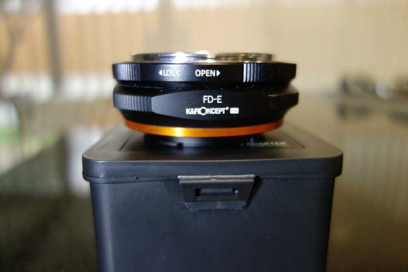 Adaptador Canon FD para Sony E-Mount (K&F Concept linha premium)