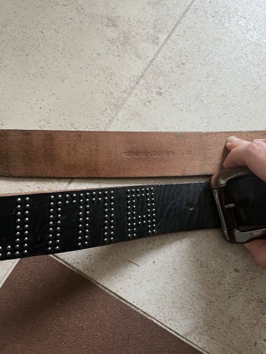 Puma pasek skora naturalna