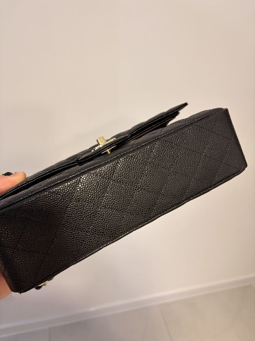 Chanel caviar skóra naturalna torebka