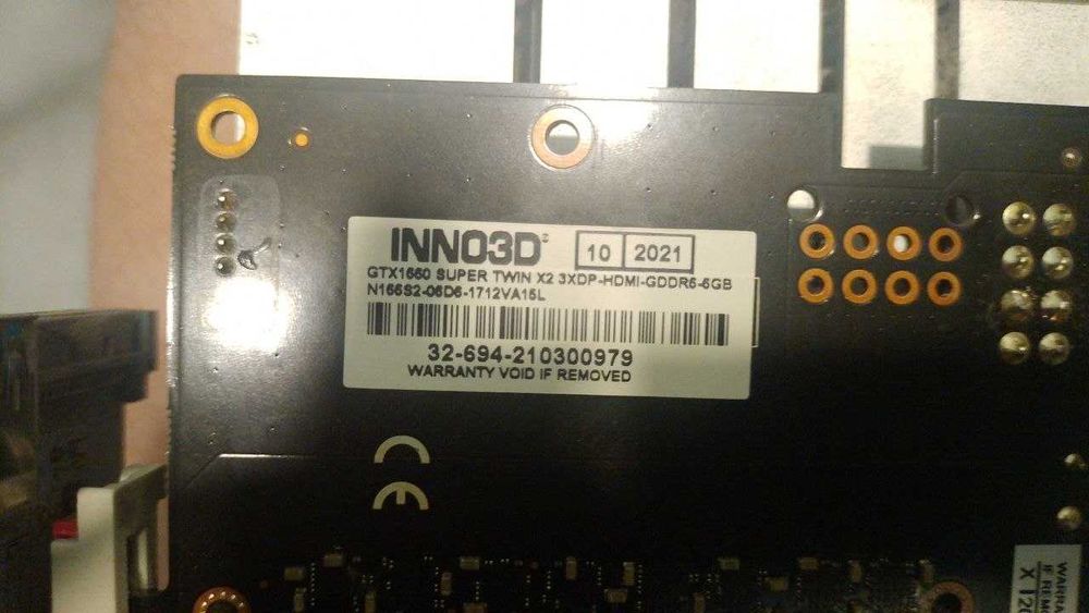 Продам б/у видеокарту Inno 3d geforce gtx 6gb