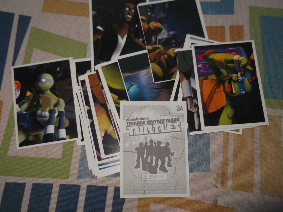 (117)  Cromos TURTLES  Ninja 2013   atualizado a 26/4