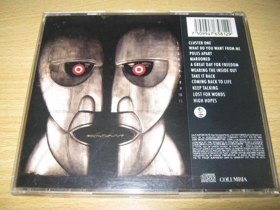 Pink Floyd The Division Bell CD