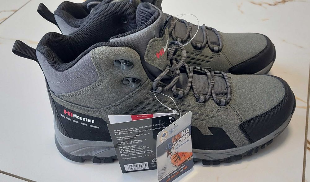 Buty trekingowe HiMountain rozm. 43 Nowe