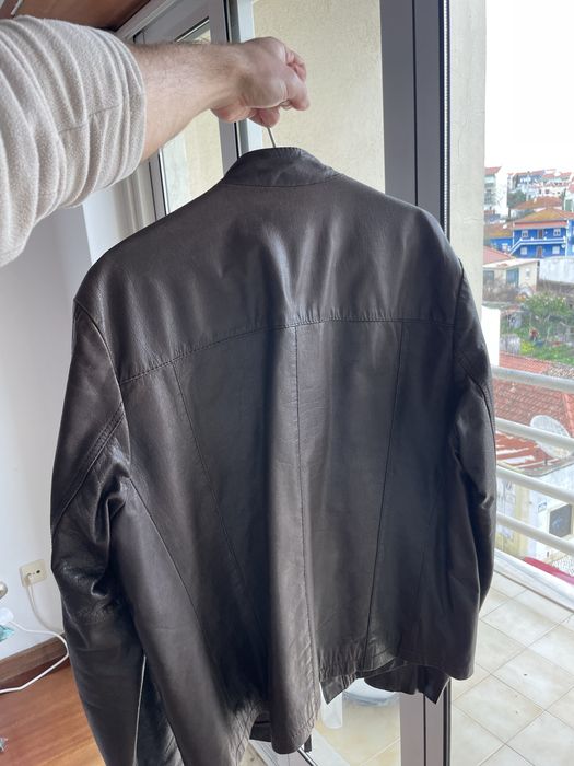 Casaco pele castanho Casa das Peles