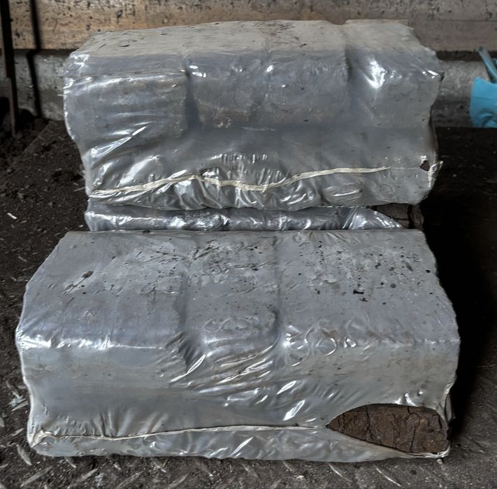 Brykiet torfowy . Ekologiczny tani opal .