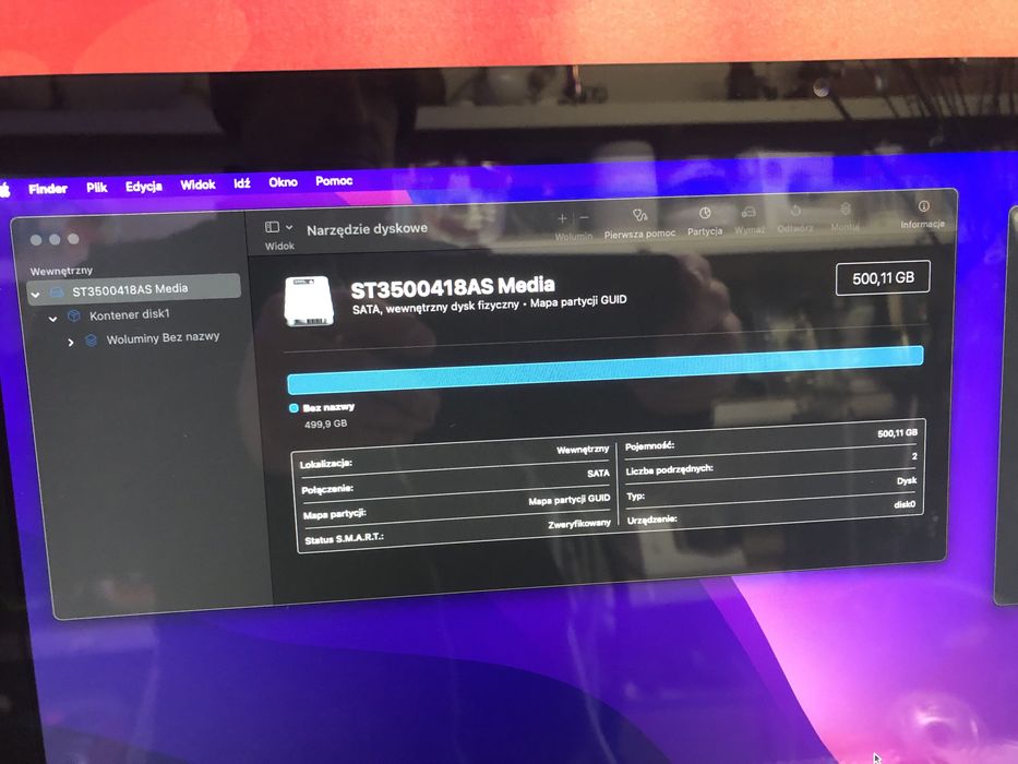 Apple iMAC 12,1 DVD, intel i5