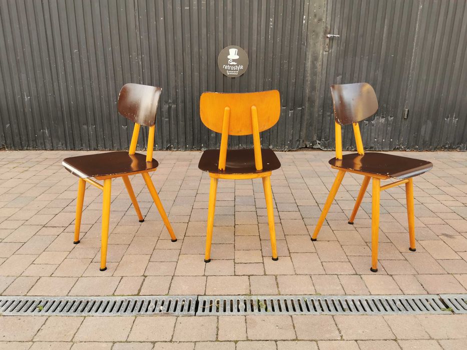 Krzesła TON (Thonet), Czechosłowacja '60, PRL design, Vintage, Retro
